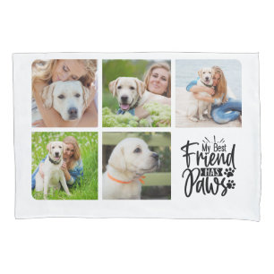 Hund Lover Pet Modernes Personalisiert 5 Fotomater Kissenbezug