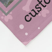 Hund Lover Pet Personalisiert Custom 4 Foto Collag Fleecedecke (Ecke)