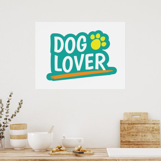 Hund Lover Poster (Küche)