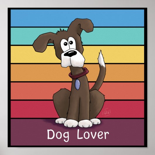 Hund Lover Poster (Vorne)