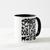 Hund Lover Priest Tasse (VorderseiteRechts)
