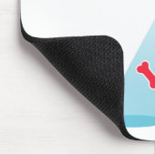 Hund Lover - Raumschiff Mousepad (Ecke)