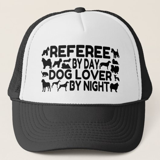 Hund Lover Schiedsrichter Truckerkappe (Vorderseite)