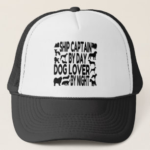 Hund Lover Schiffskapitän Truckerkappe