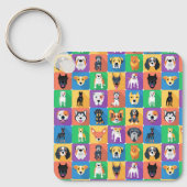 Hund Lover Schlüsselanhänger (Vorderseite)