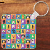 Hund Lover Schlüsselanhänger (Rückseite)