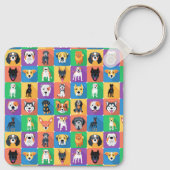 Hund Lover Schlüsselanhänger (Rückseite)