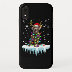 Hund Lover   Schokolade Labrador Christmas Light Case-Mate iPhone Hülle