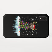 Hund Lover | Schokolade Labrador Christmas Light Case-Mate iPhone Hülle (Rückseite (Horizontal))