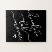 Hund Lover | Schokolade Labrador Mama Puzzle (Horizontal)