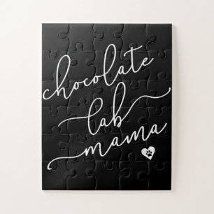 Hund Lover   Schokolade Labrador Mama Puzzle