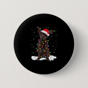 Hund Lover   Schokolade Labrador Retriever Button