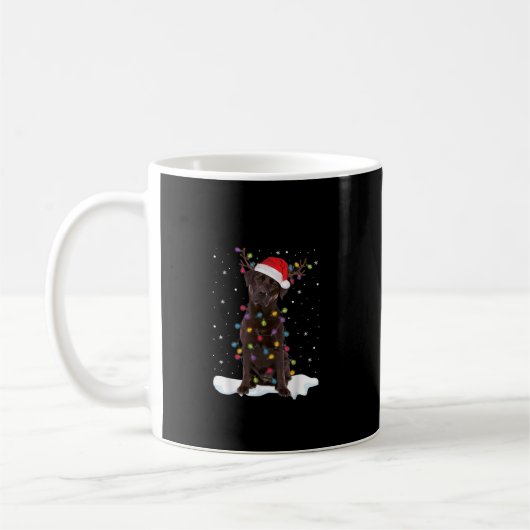 Hund Lover | Schokolade Labrador Retriever Kaffeetasse (Links)