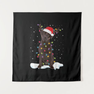 Hund Lover   Schokolade Labrador Retriever Wandteppich