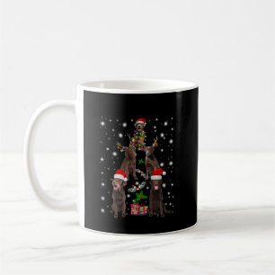 Hund Lover Schokolade Labrador Weihnachtsbaum Kaffeetasse