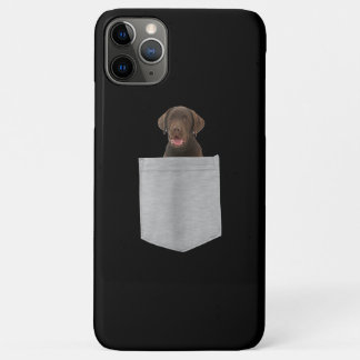 Hund Lover | Schokolade-Labrador-Welpe in Pocket Case-Mate iPhone Hülle