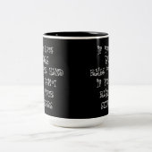 Hund Lover Spaß Zwei-Tone-Kaffee-Tasse Zweifarbige Tasse (Mittel)
