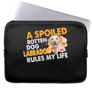 Hund Lover Sposed Rotten Labrador regiert mein L Laptopschutzhülle