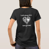 Hund Lover Sweatshirt T-Shirt (Rückseite)