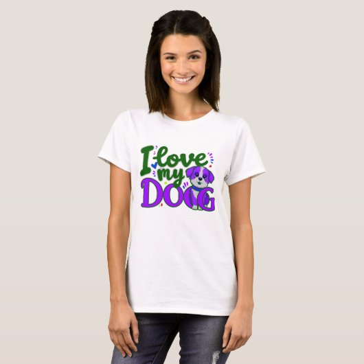 Hund Lover T - Shirt (Vorne ganz)
