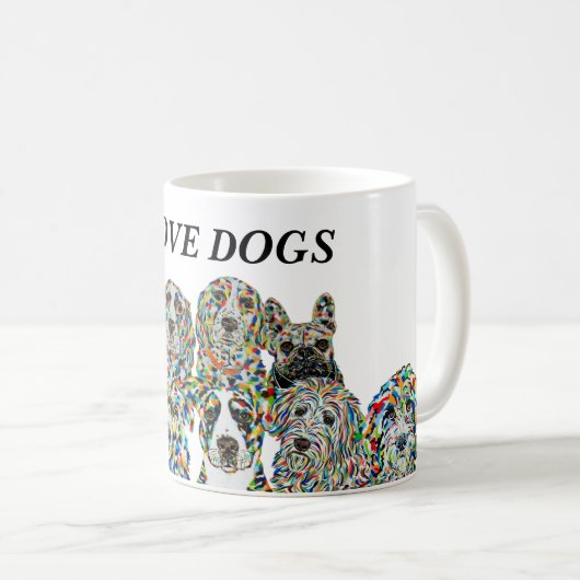 Hund Lover Tasse (VorderseiteRechts)