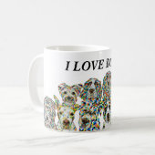 Hund Lover Tasse (Vorderseite Links)