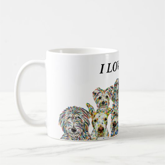 Hund Lover Tasse (Links)