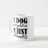 Hund Lover Tasse | Funny Coffee Tasse | (Vorderseite Links)