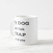 Hund Lover Tasse | Funny Coffee Tasse | (Vorderseite Links)