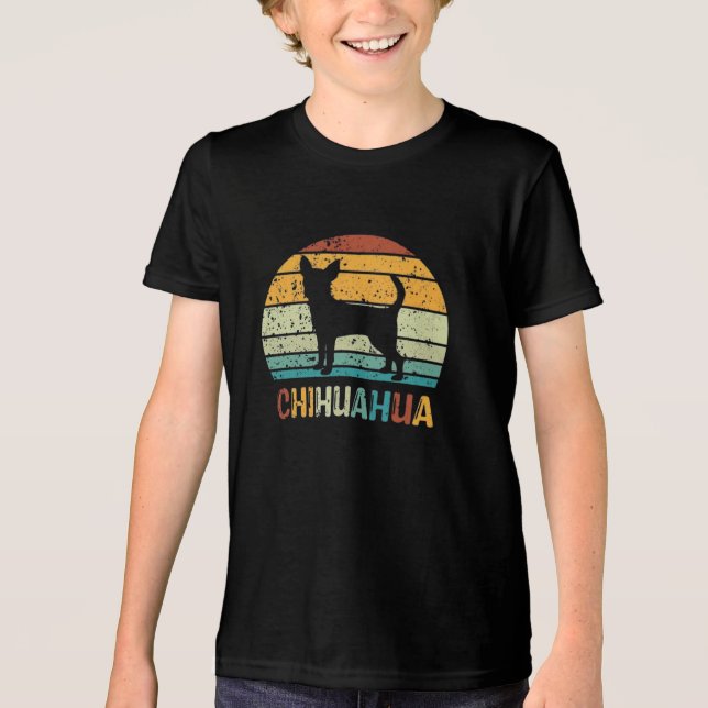 Hund Lover Tri-Blend Shirt (Vorderseite)