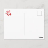 Hund Lover Valentine Geschenk Airedale Terrier Postkarte (Rückseite)