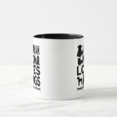 Hund Lover Vegetarian Funny Tasse (Zentrum)