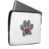Hund Lover Zeichnend Aquarell Laptopschutzhülle (Vorne Rechts)