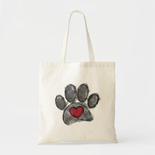 Hund Lover Zeichnend Aquarell Tragetasche