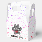 Hund Lover Zeichnend Aquarellfarbe Spritzer Geschenkschachtel (Geöffnet)