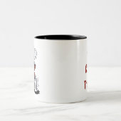 Hund Lover Zwei-Tone-Kaffee-Tasse Zweifarbige Tasse (Mittel)
