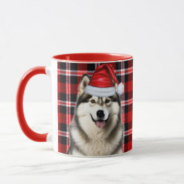 Hund Lover's Alaskan Malamute Urlaub Kariert Tasse