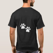 Hund Lover's Sentimental-Sprichwort T-Shirt (Rückseite)