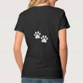 Hund Lover's Sentimental-Sprichwort T-Shirt (Rückseite)