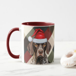 Hund Lover's Shorthair Pointer Holiday Kariert Tasse