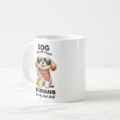 Hund macht mich glücklich Tasse (Vorderseite Links)