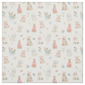 Hund Maltipoo Poodle Terrier Muster Stoff (Muster)
