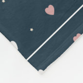 Hund Mama, 5 Foto Fleece Blanket (Ecke)