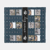 Hund Mama, 5 Foto Fleece Blanket (Vorderseite (Horizontal))