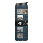 Hund Mama, 5 Fotos Thermosbecher (Nach links gedreht)