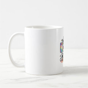 Hund Mama Pfote Leopard Regenbogen Wasserfarbe Her Kaffeetasse