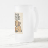 Hund Mattglas Bierglas (VorderseiteRechts)