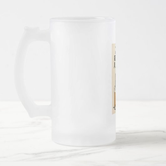 Hund Mattglas Bierglas (Links)