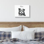 Hund Max Leinwanddruck (Insitu (Schlafzimmer))
