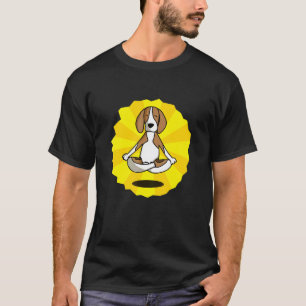 Hund Meditation Yoga Beagle Labrador Husky Schäfer T-Shirt